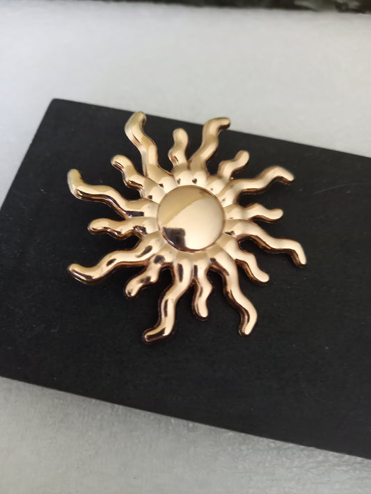 BROCHE   FANTAISIE  SOLEIL
